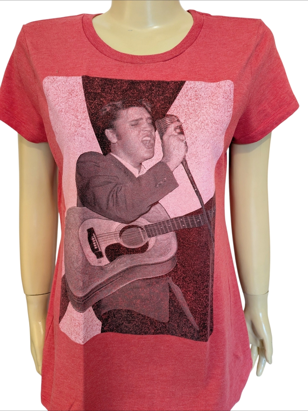 Red Elvis Graphic Short-Sleeve Tee